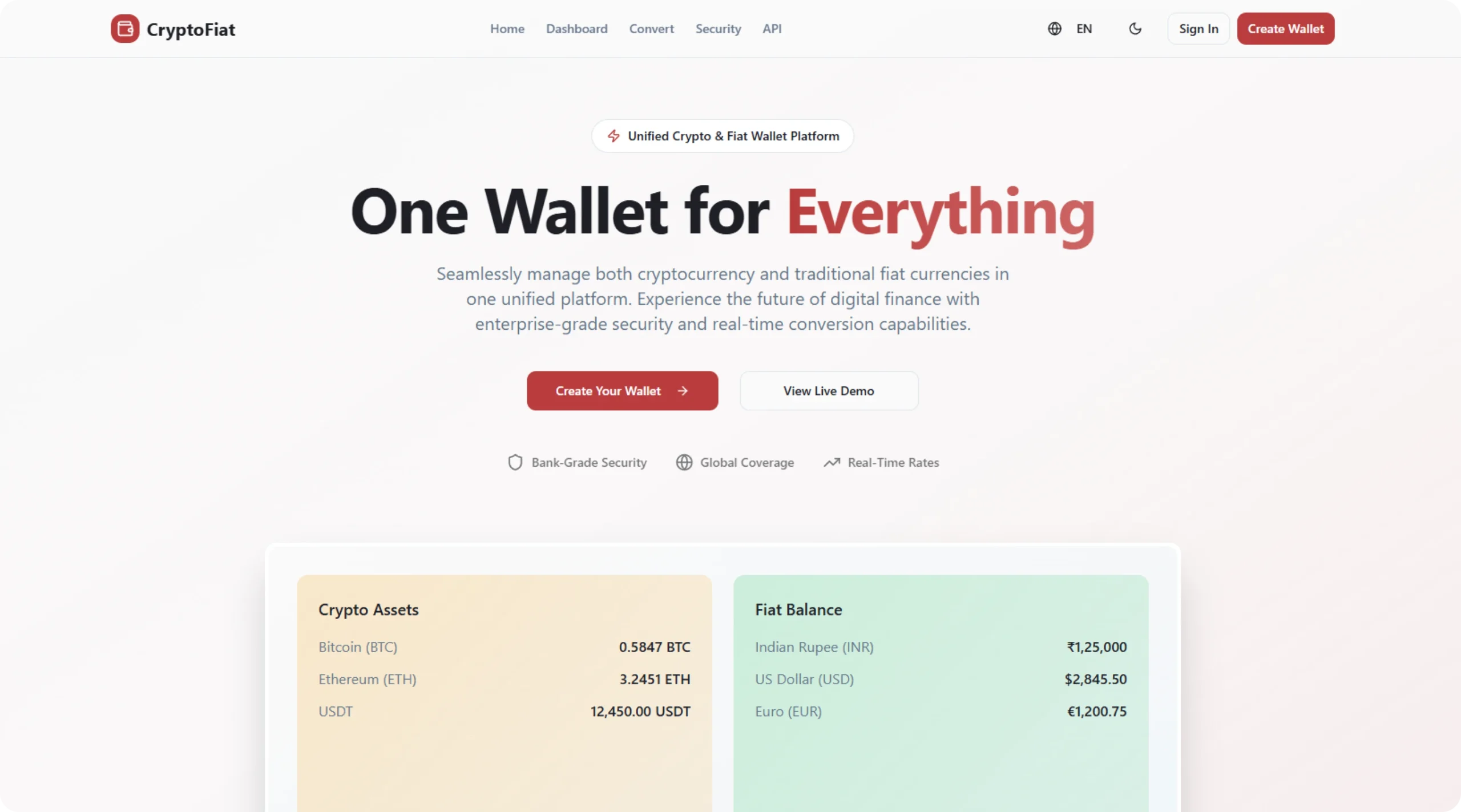 Crypto-Fiat Unified Wallet Case Study
