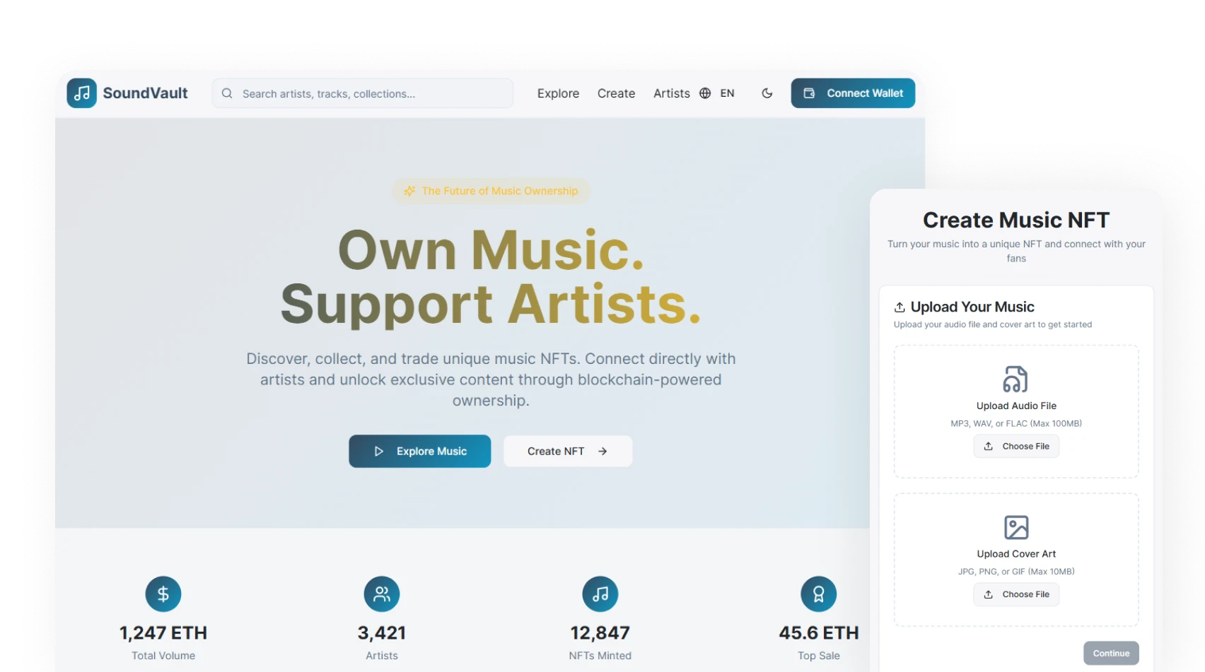 Empowering Artists Through a Decentralized Music NFT Marketplace