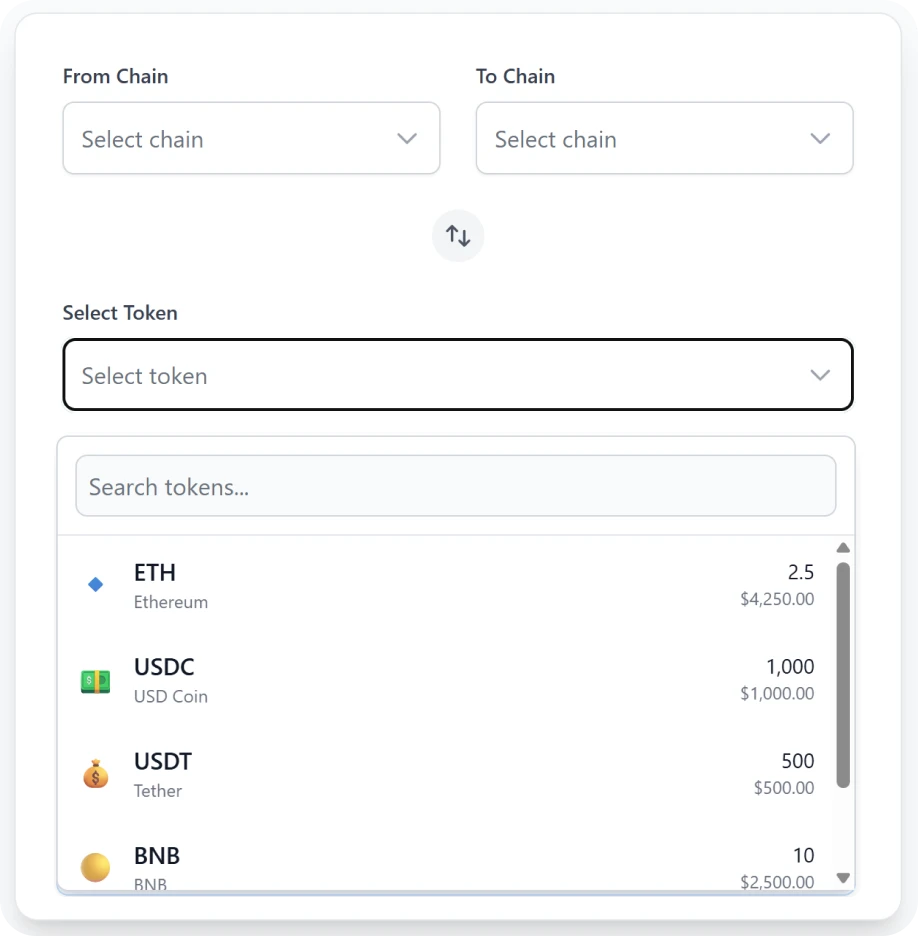 Multi-Chain Token Transfer