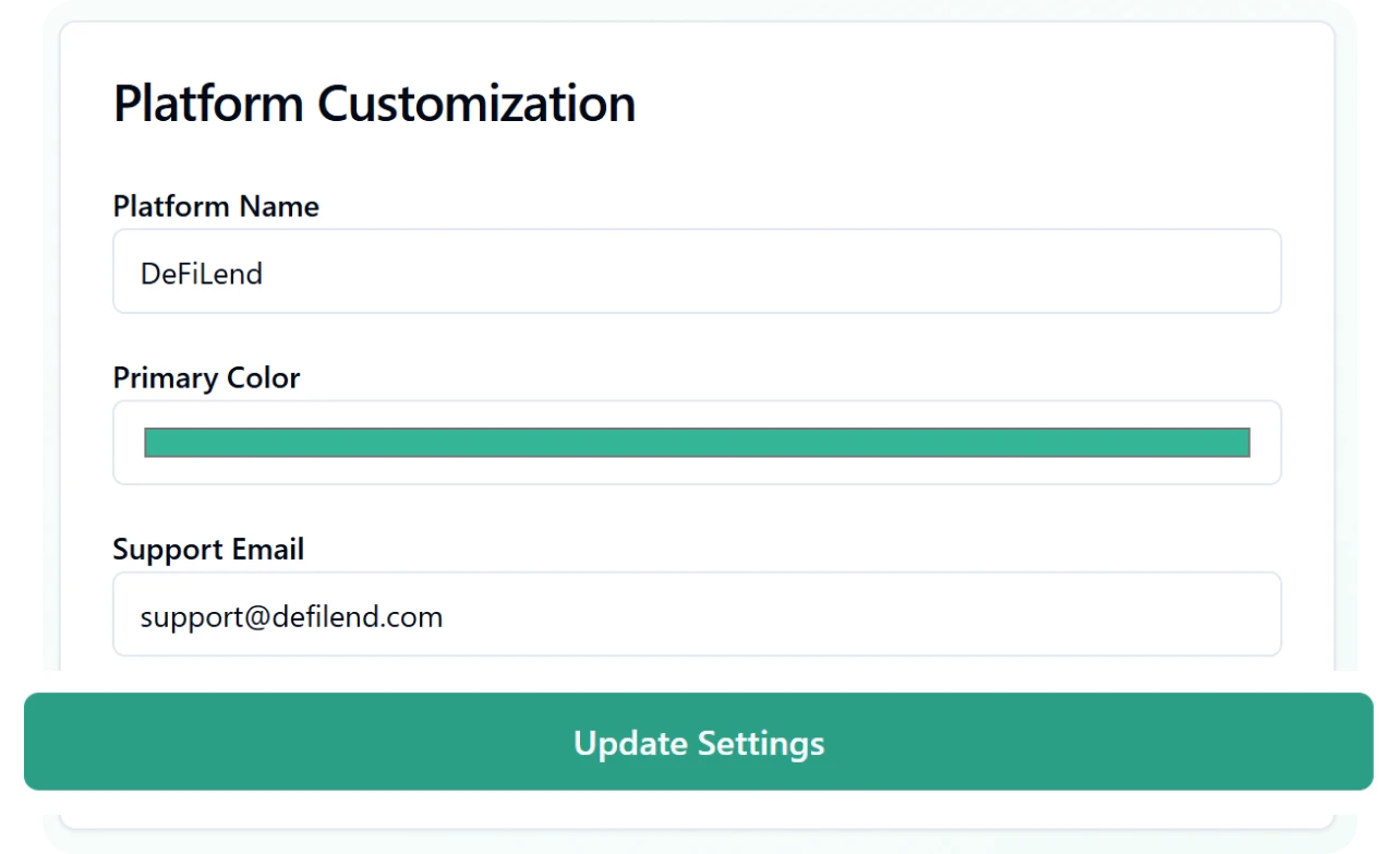 Customizable APY & Risk Models
