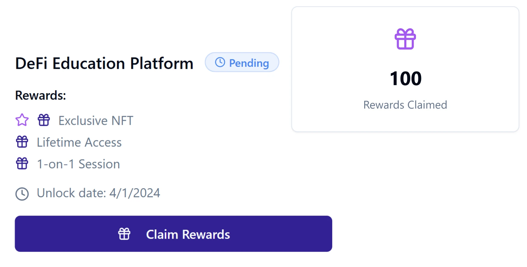 Reward & Token Distribution
