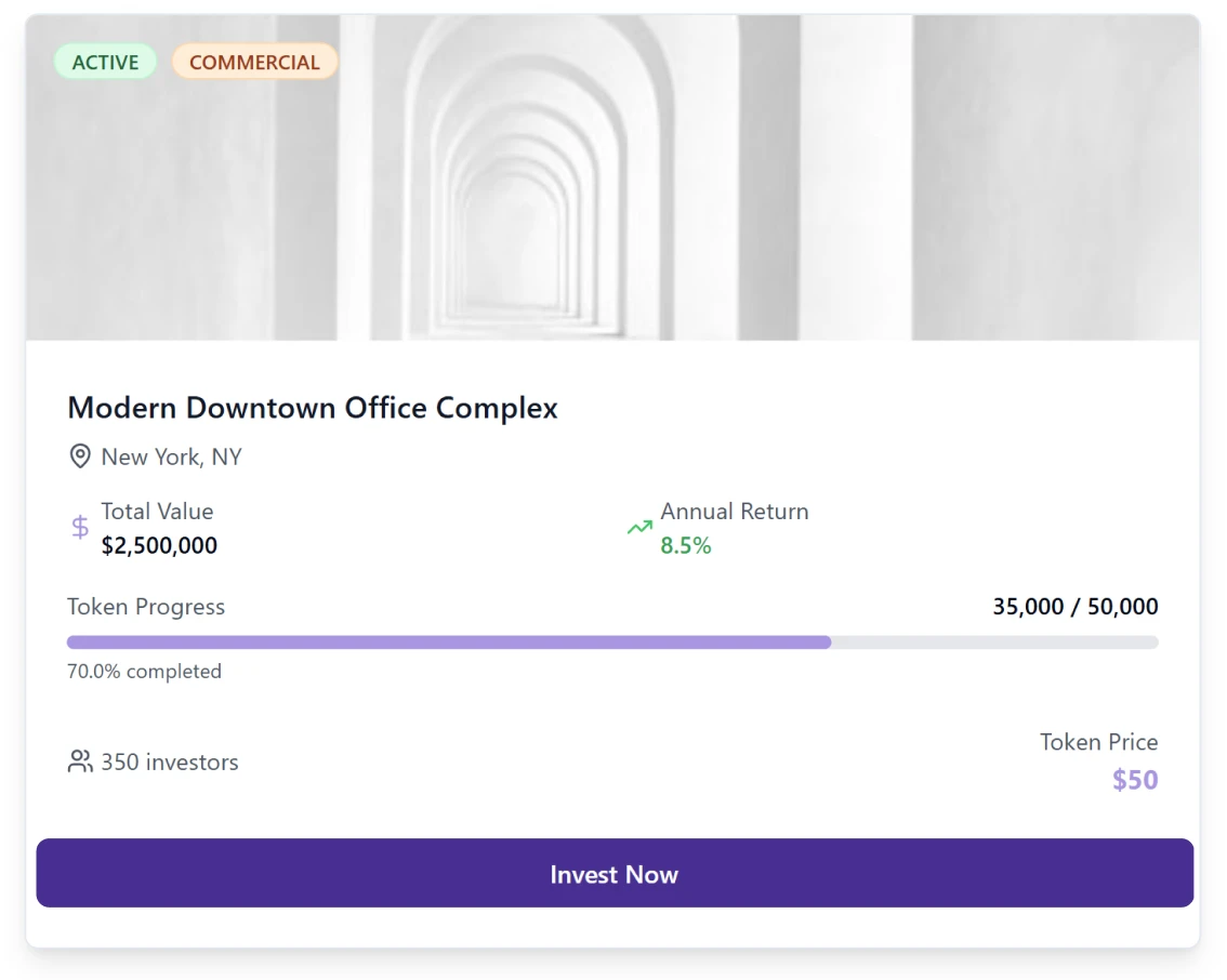 Real Estate Tokenization Engine