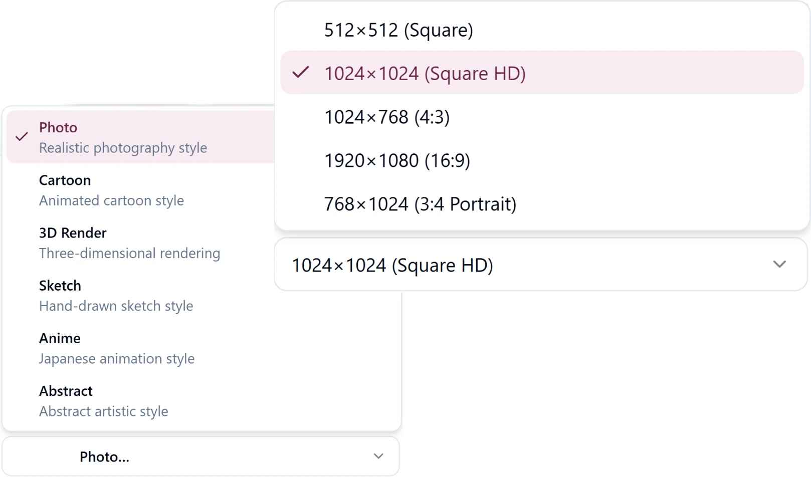 Style Control & Presets
