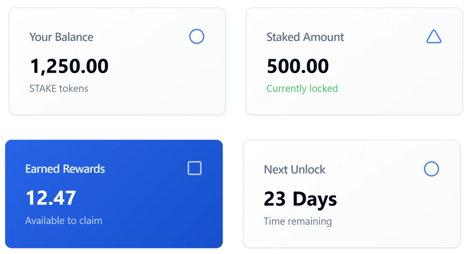 Token-Based Staking Engine