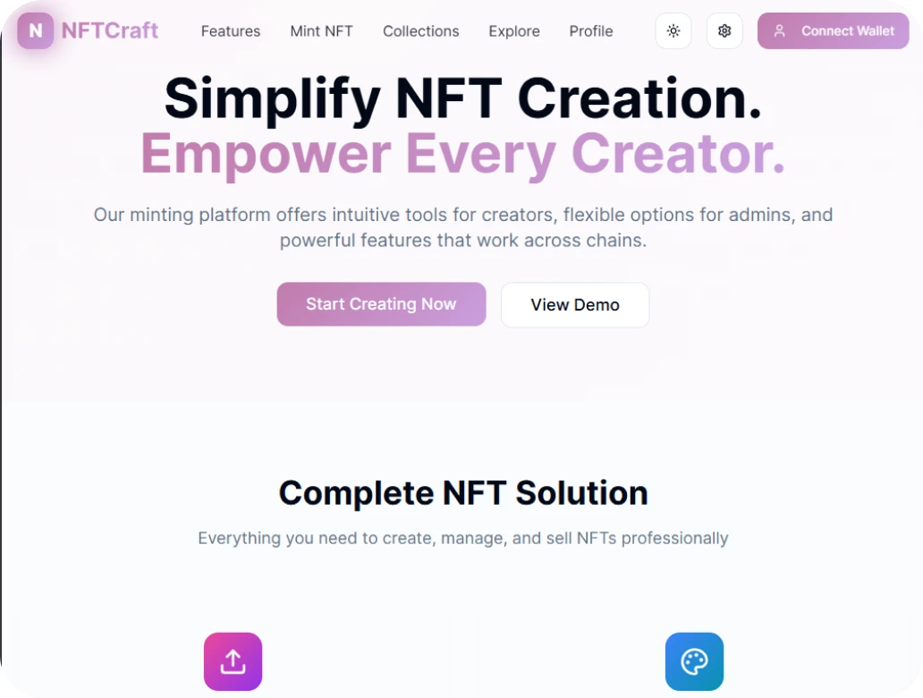 White Label NFT Minting