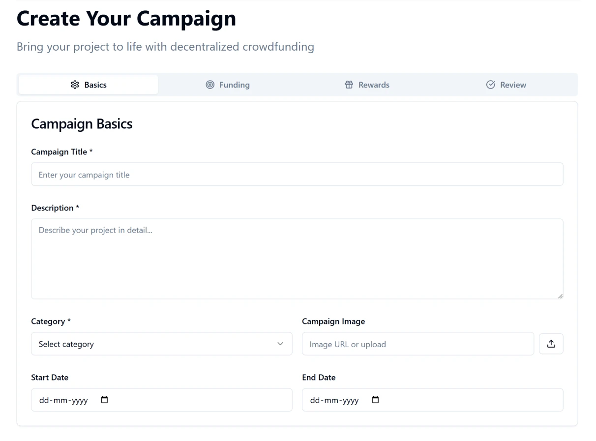 Branded Frontend & Campaign Pages