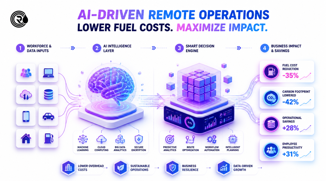 An analytics dashboard illustrating the operational efficiency of modern remote work systems.