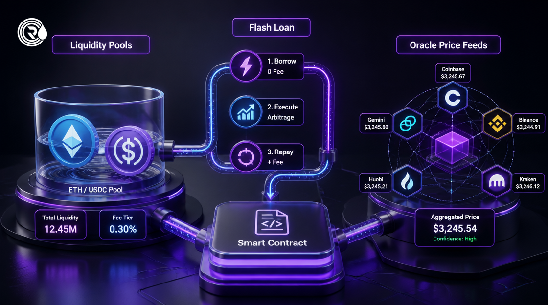 DeFi oracle manipulation and liquidity math vulnerabilities