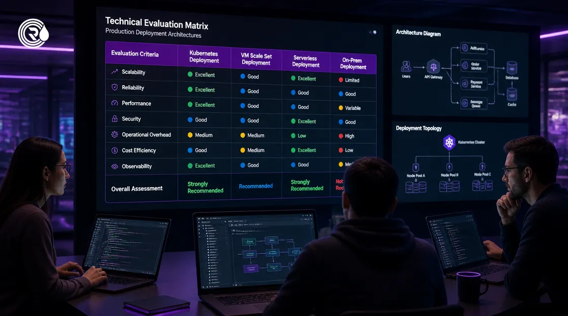 Technical evaluation of an AI development partner reviewing system architecture.