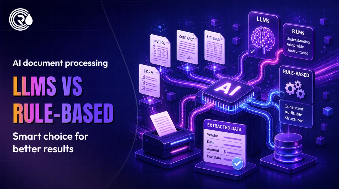 AI Document Processing: When to Use LLMs vs Rule-Based
