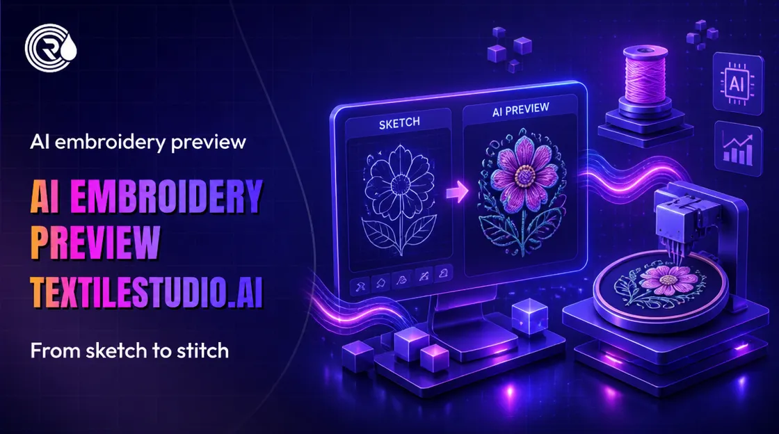 AI Embroidery Preview: How We Built TextileStudio.ai